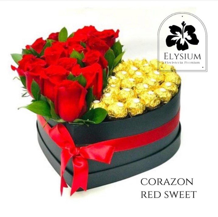 Caja de rosas clásicas