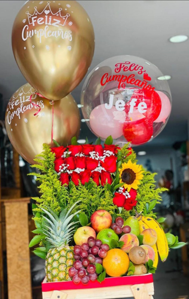 ramo con frutas